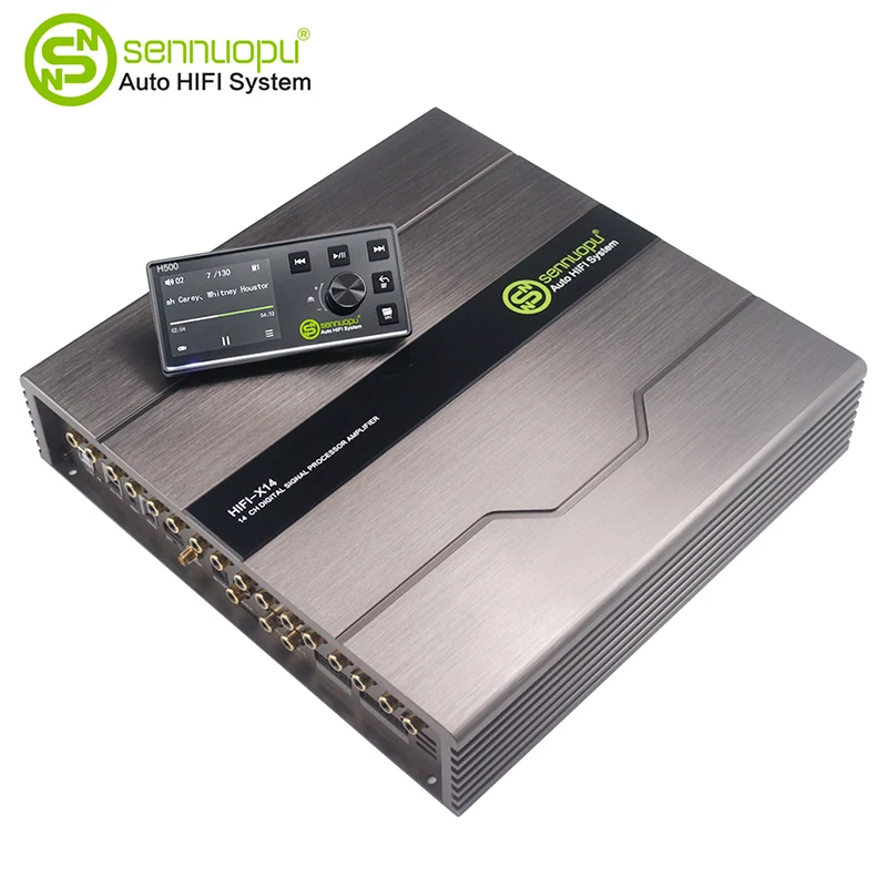 XVI-channel Hi-res digital sonus processus cum XIV Channel Amplifier